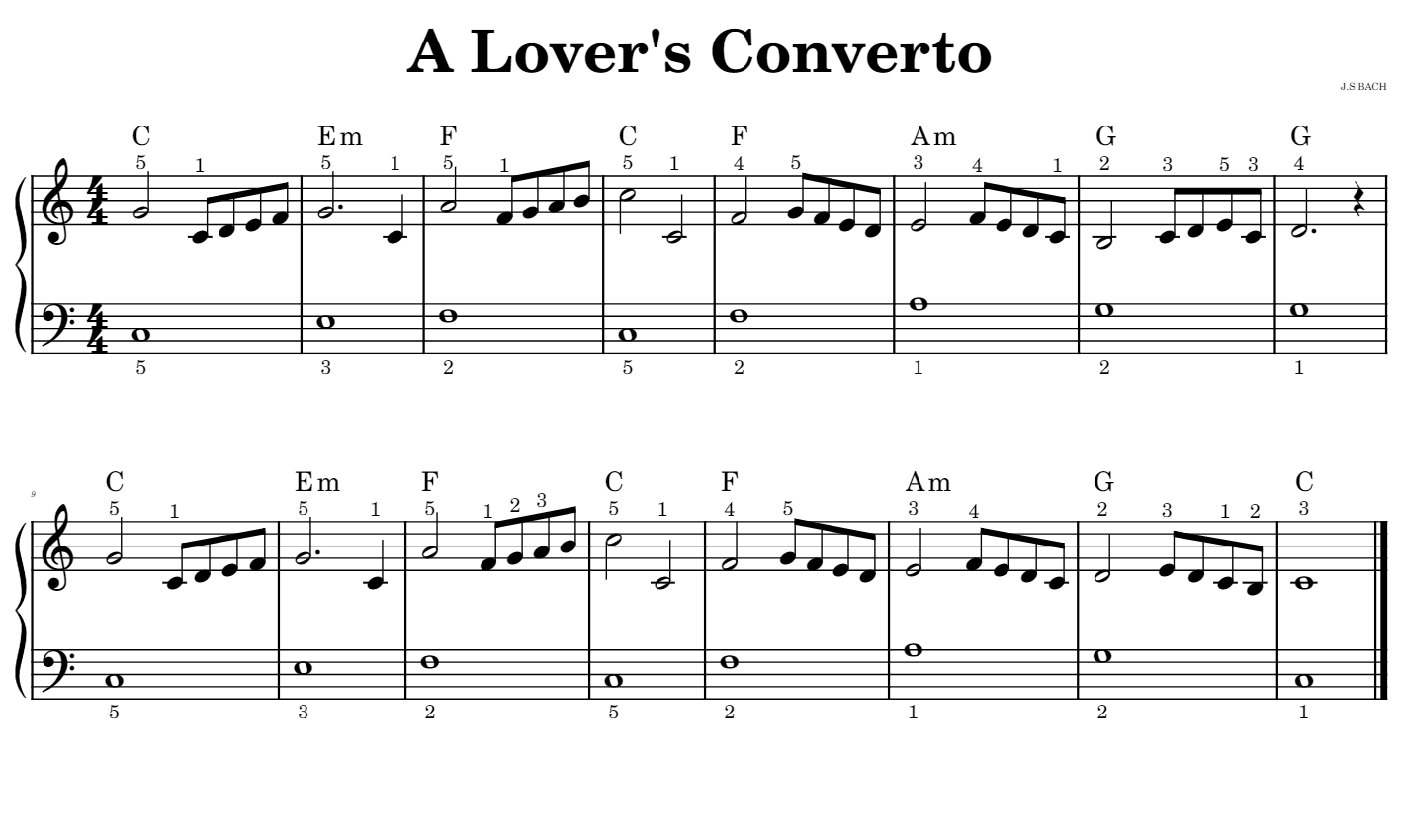 A_Lover's_Converto - Solo Piano