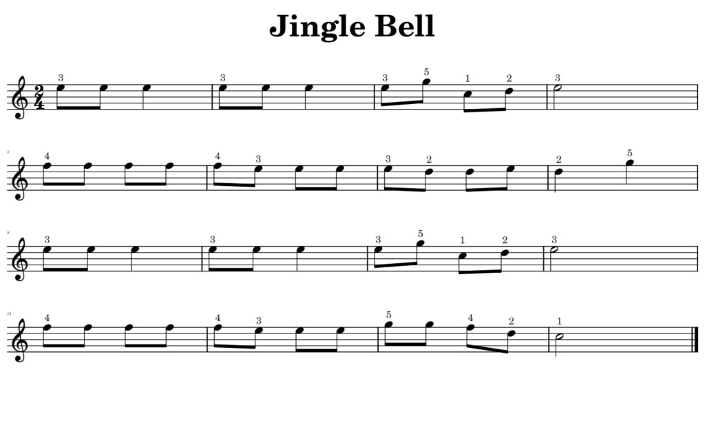 Jingle Bell - Melody