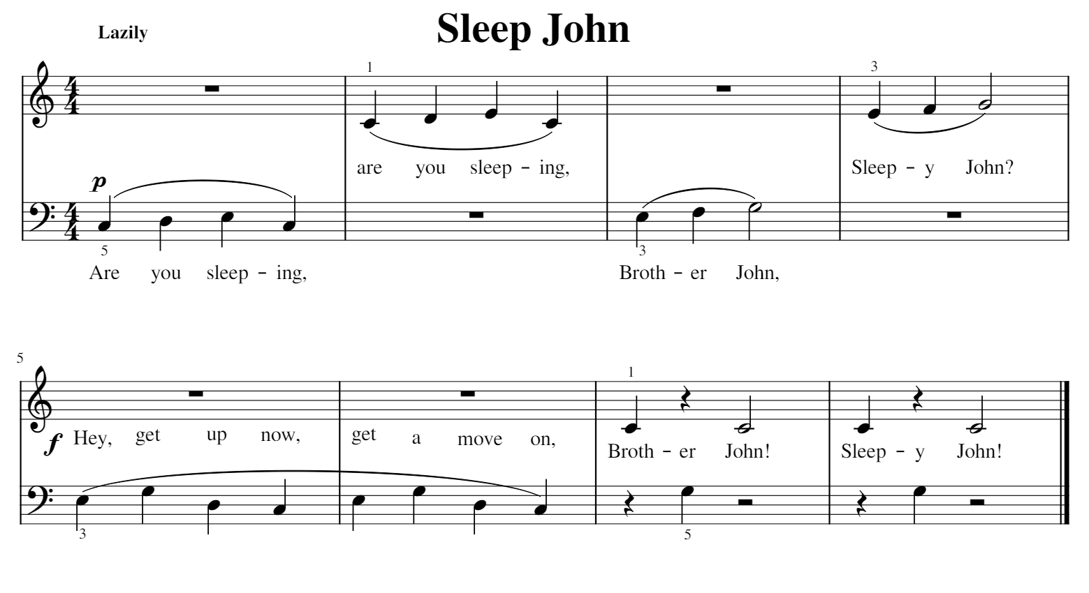 Sleep John